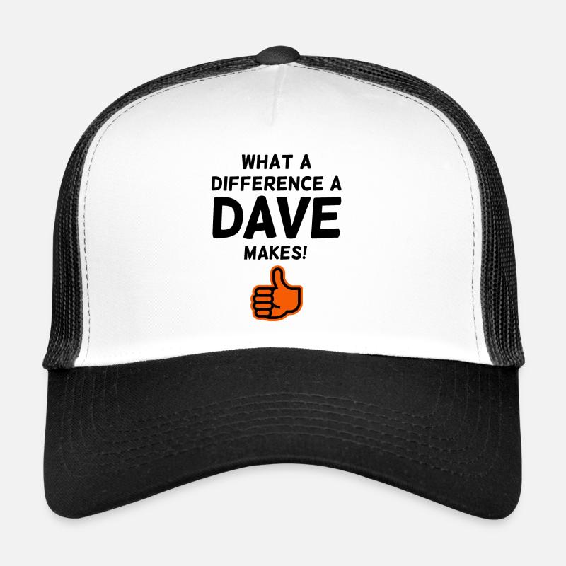Dave Casquette trucker 