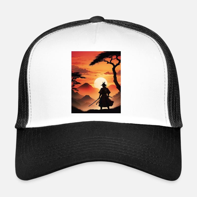 Shadow of the Warrior - Trucker Cap - white/black