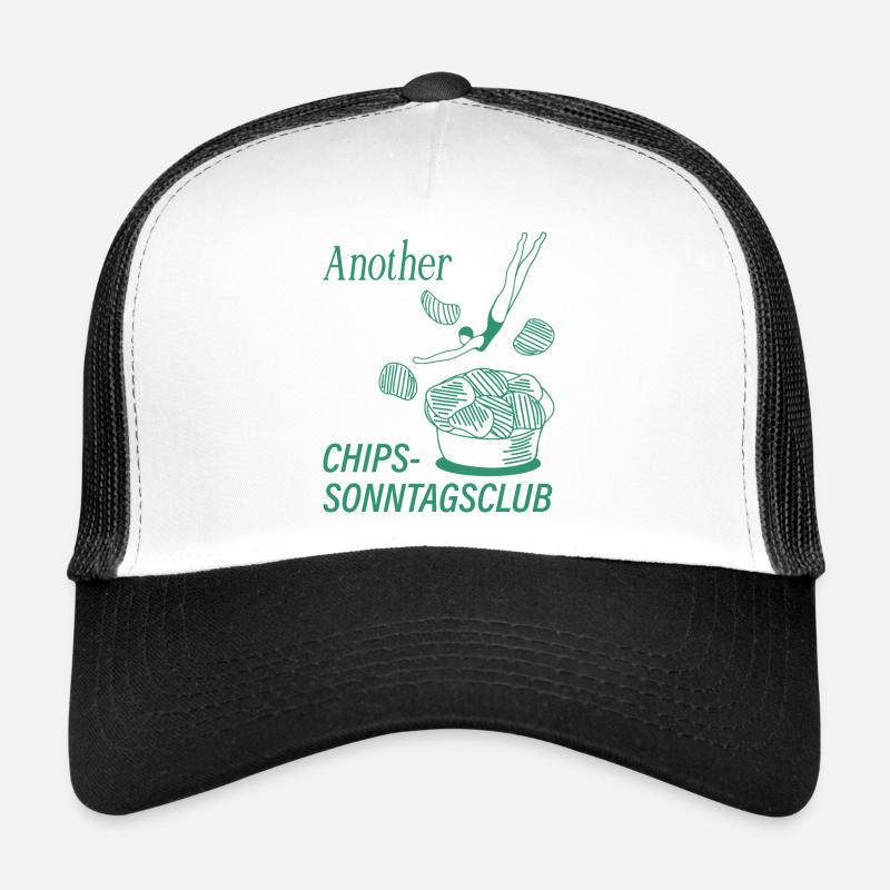 Another Chips-Sonntagsclub - Trucker Cap - Weiß/Schwarz