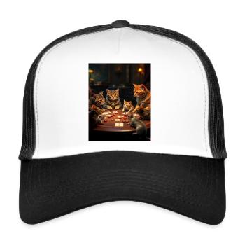 Didimaus69 - Trucker Cap - white/black - Front