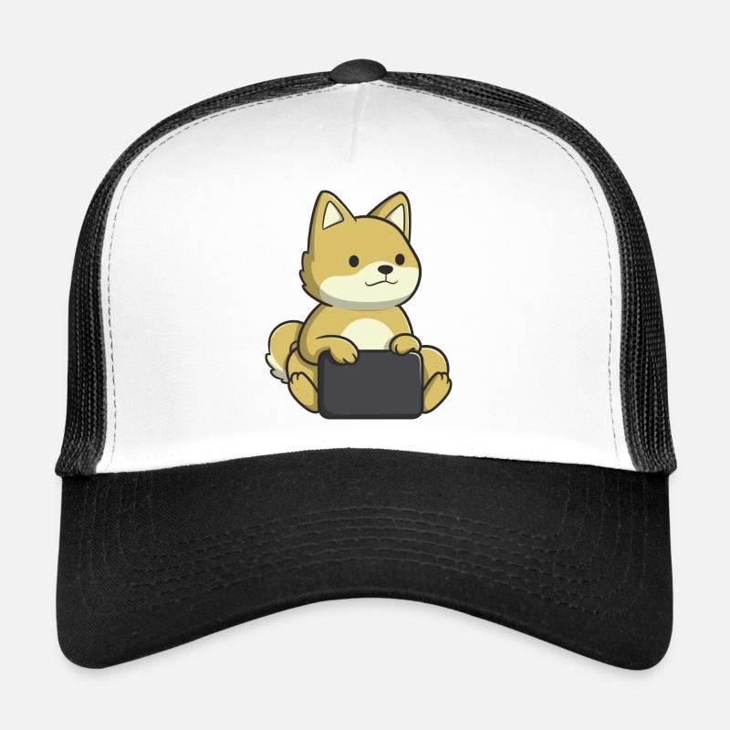 Magic Degen - Ordinateur portable - Casquette trucker  - blanc/noir