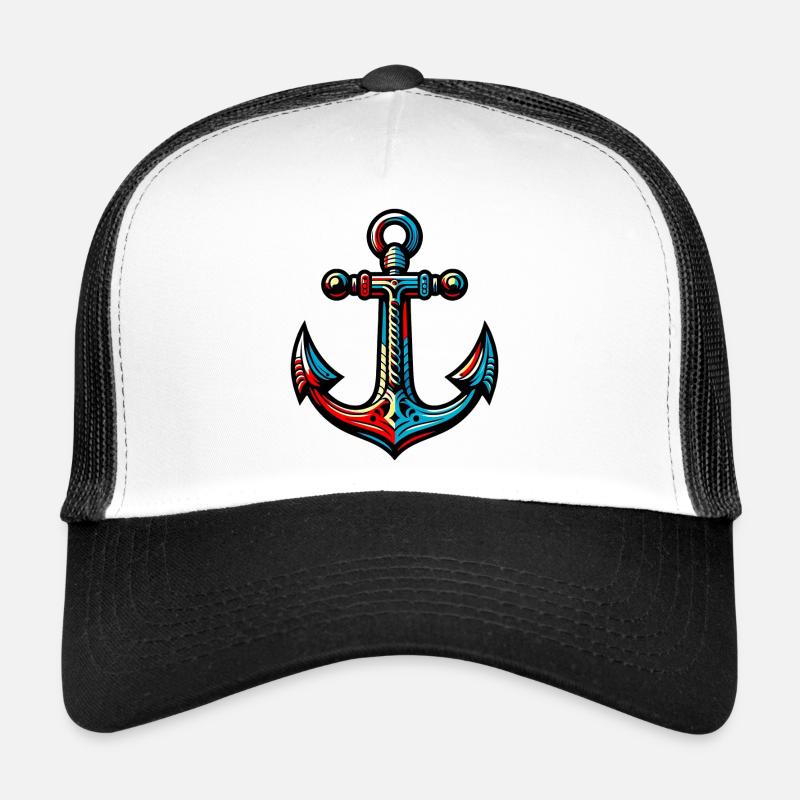 An Anchor Trucker Cap