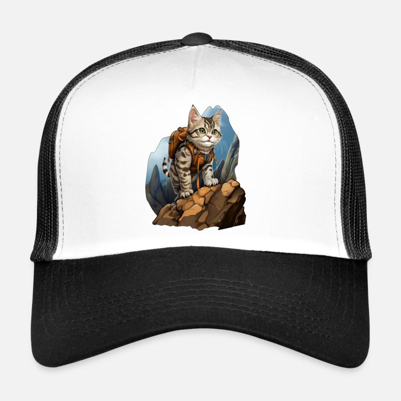 Cats Mountaineer / Hiking Cat Trucker Cap