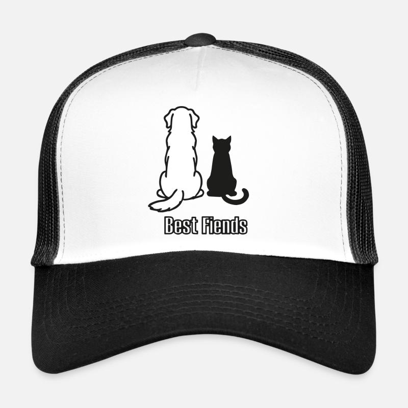 Hund & Katze - "Best Fiends" Design Trucker Cap