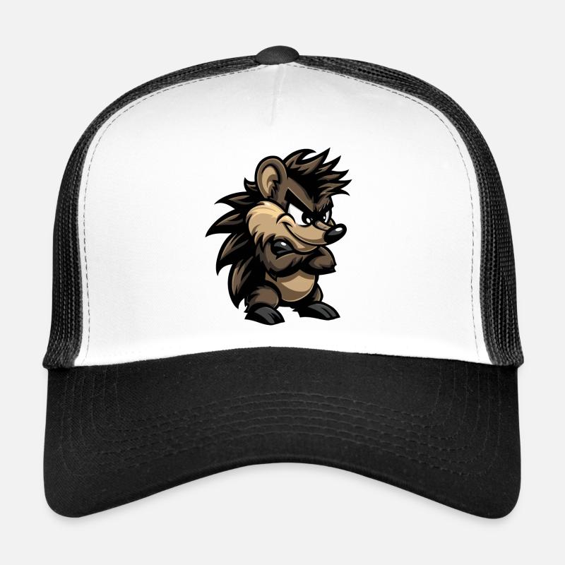 Igel Comic - Trucker Cap - Weiß/Schwarz