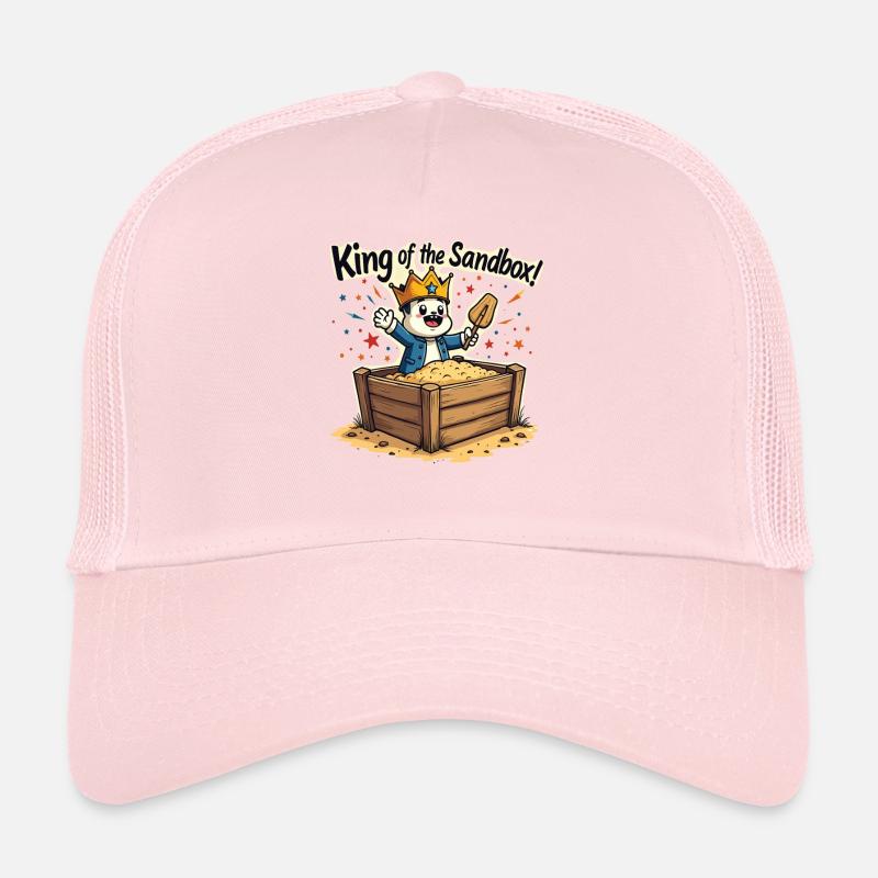 Roi du bac à sable - Motif drôle d’enfants Casquette trucker 