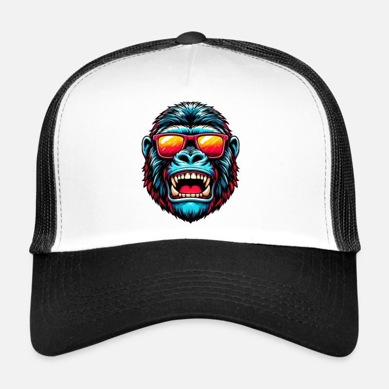 Gorillas with sunglasses Trucker Cap