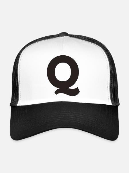 Q - Trucker Cap - white/black - Front