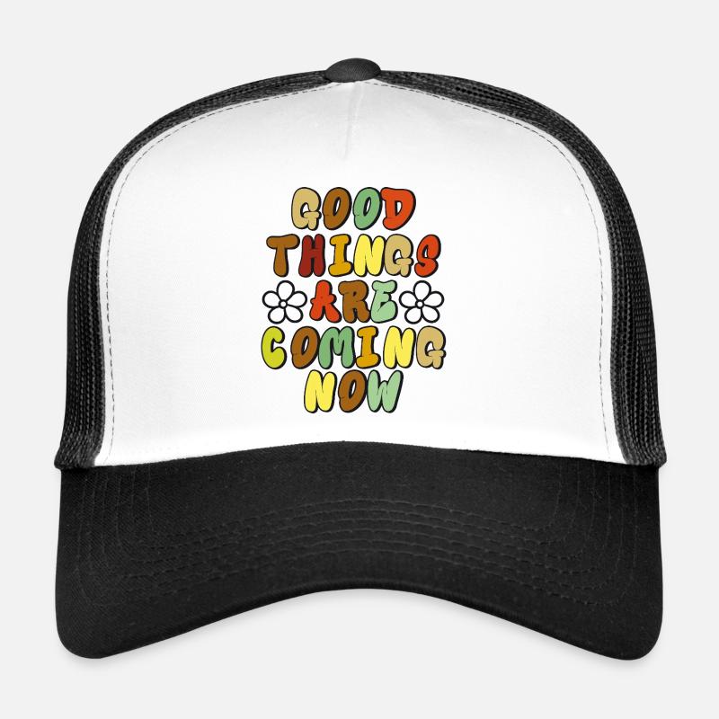 Good Things - Optimistisches Retro-Design Trucker Cap