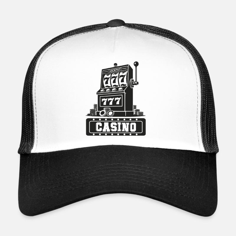 Jackpot Machine à sous Casino Casquette trucker 