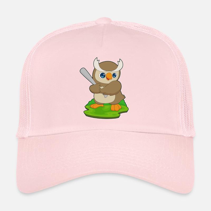 Eule Baseball Baseballschläger Trucker Cap