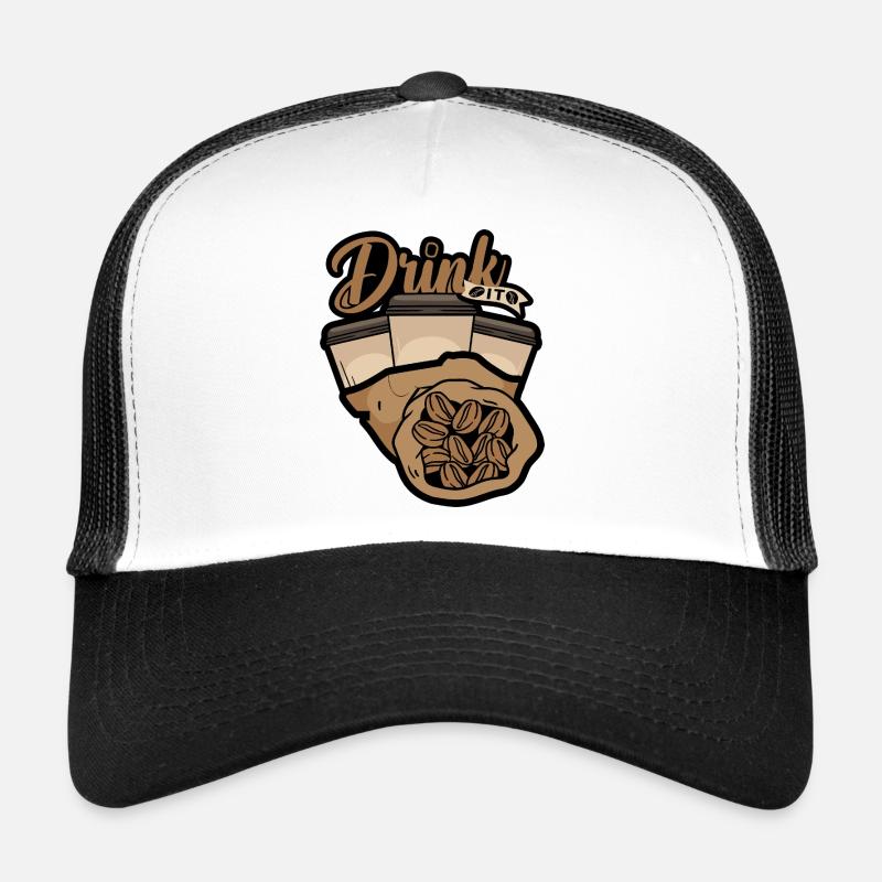 Eine Kaffeepause - Trucker Cap - Weiß/Schwarz