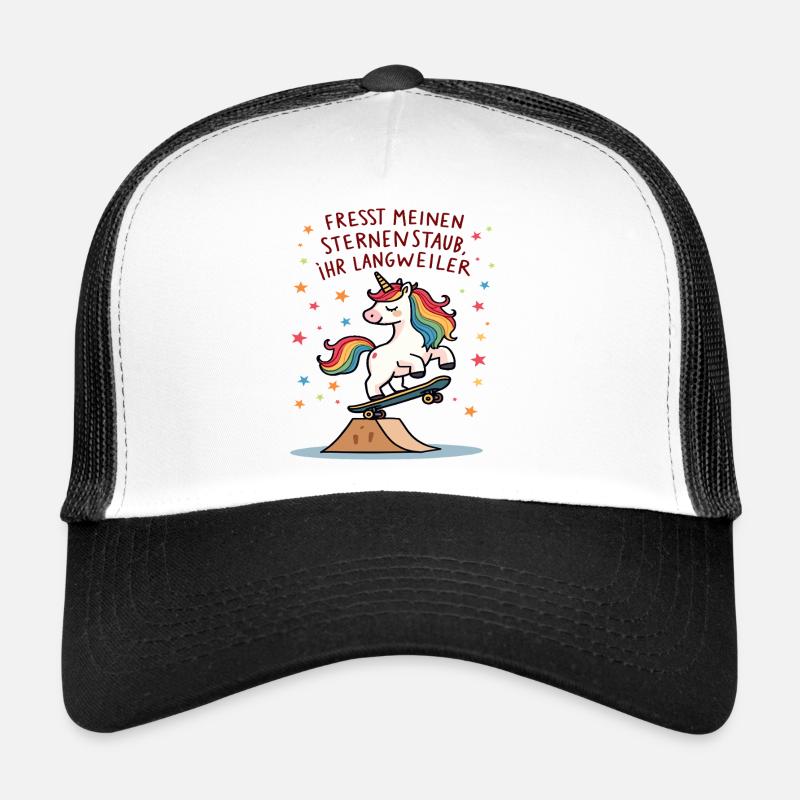 Planche à roulettes Licorne Casquette trucker 