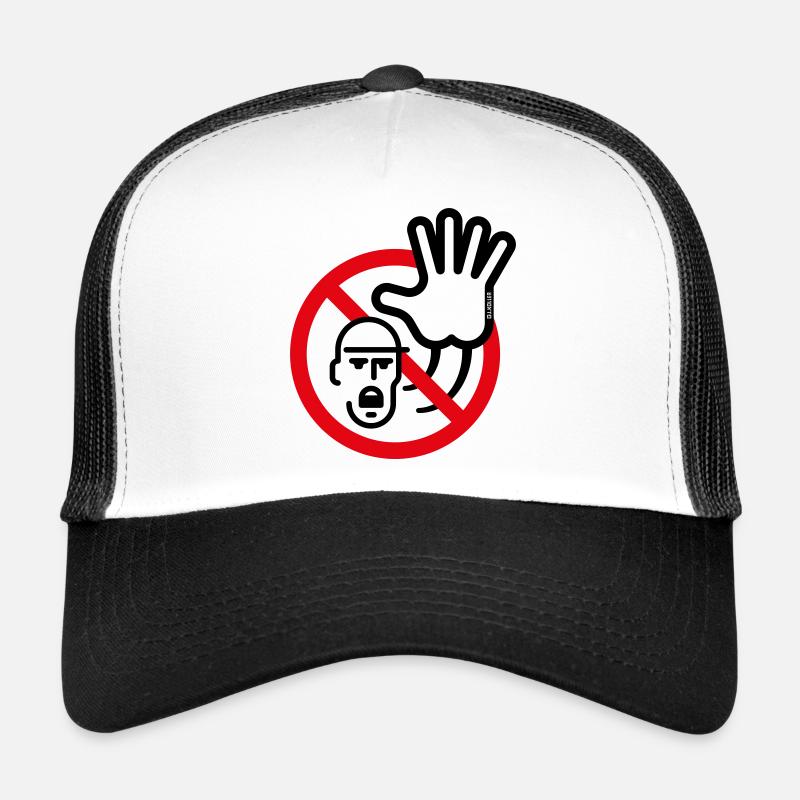 Panneau d’avertissement / avertissement / interdiction (symbole / 2C) Casquette trucker 