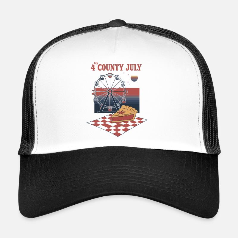 Retro 4. Juli County Fair Trucker Cap