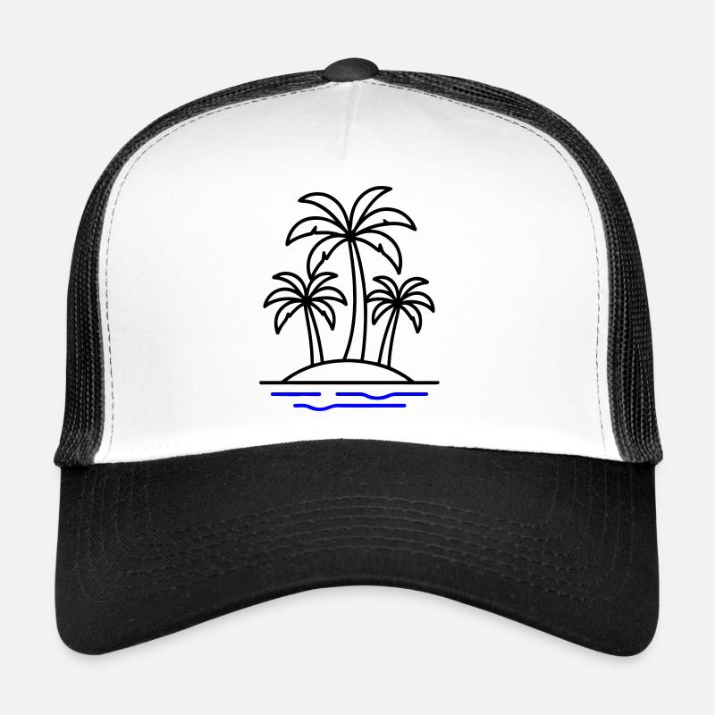 Vacances Palm Island Casquette trucker 