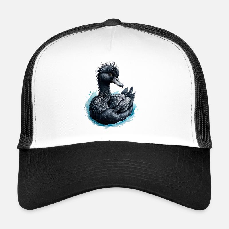 Der schwarze Schwan und die blaue Rose Trucker Cap