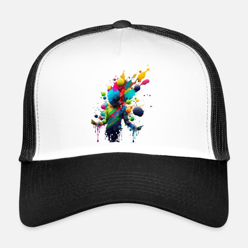 Explosion de couleurs Casquette trucker 
