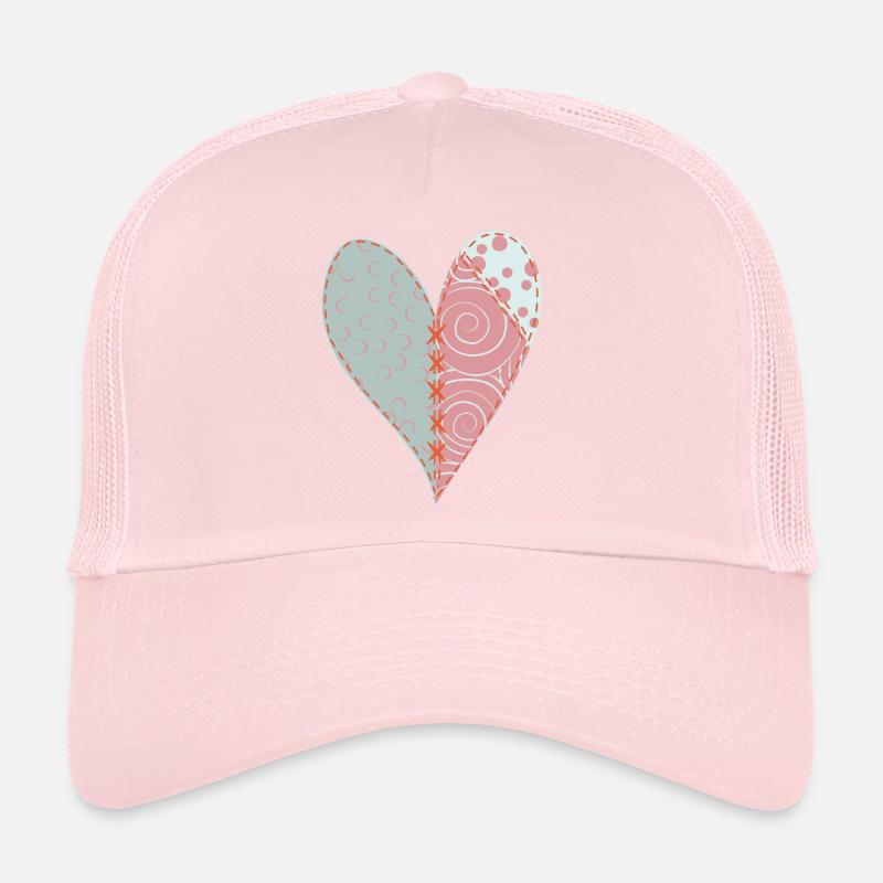 Patchwork Heart No3 Trucker Cap