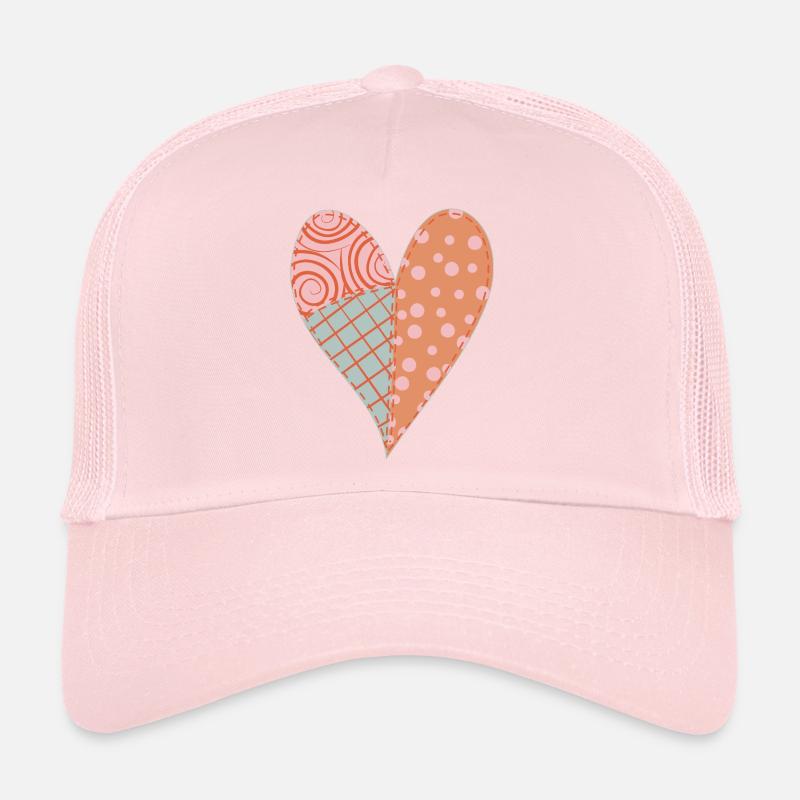 Patchwork Herz Nr. 4 Trucker Cap