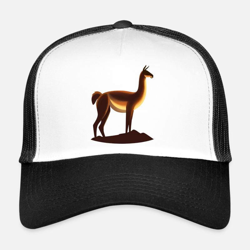 Guanako - Trucker Cap - Weiß/Schwarz