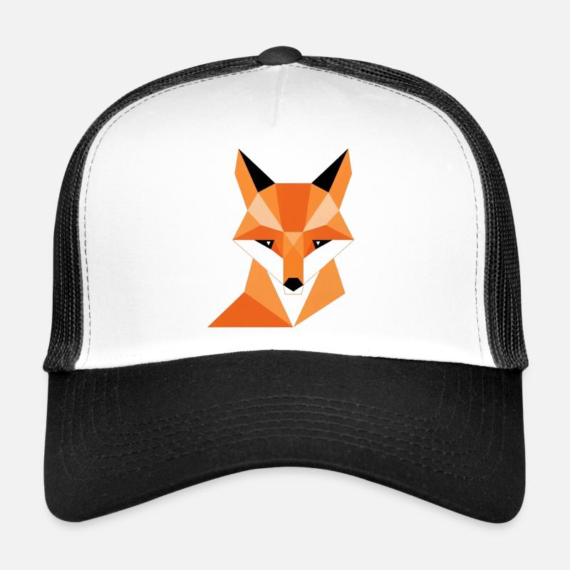 Impression numérique de renard géométrique Casquette trucker 