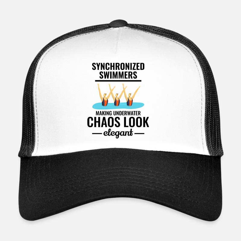 Synchronschwimmen Trio Design Trucker Cap