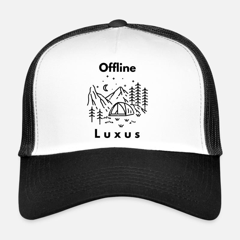 Le camping hors ligne, c’est le luxe Casquette trucker 