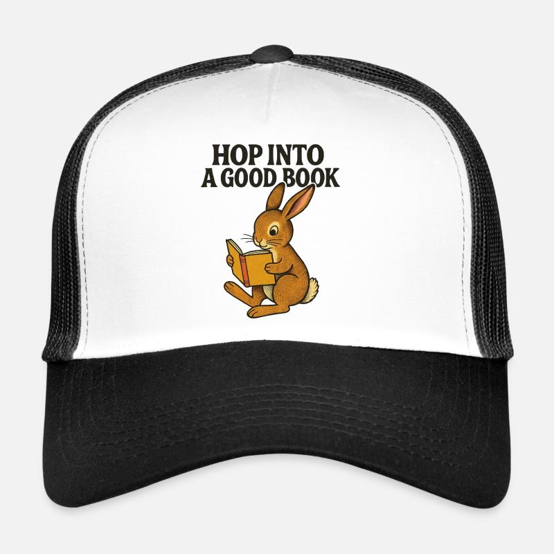Skurriles Häschen-Lesebuch Trucker Cap