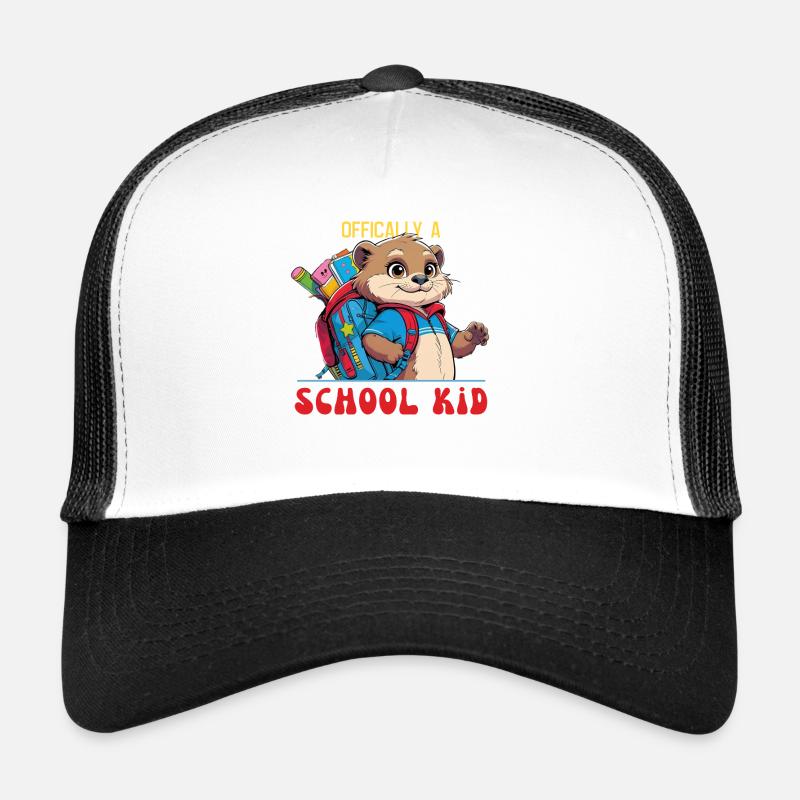 Lustiges Schulkind Design mit Otter Trucker Cap