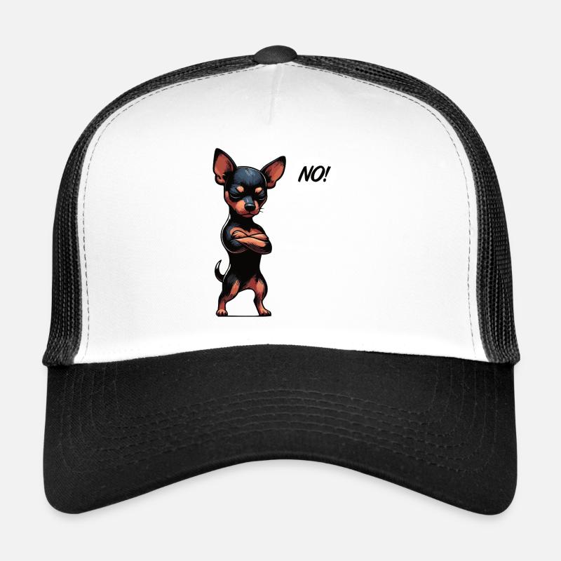 Pas de Pinscher miniature Pinscher Propriétaire de Pinscher Casquette trucker 