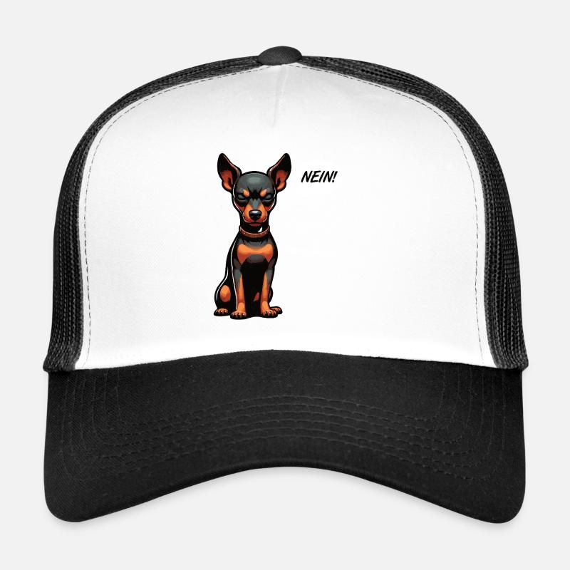Pas de Pinscher miniature Pinscher Propriétaire de Pinscher Casquette trucker 