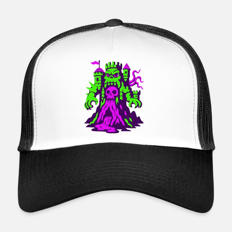 Kraken Fantasy Castle Trucker Cap
