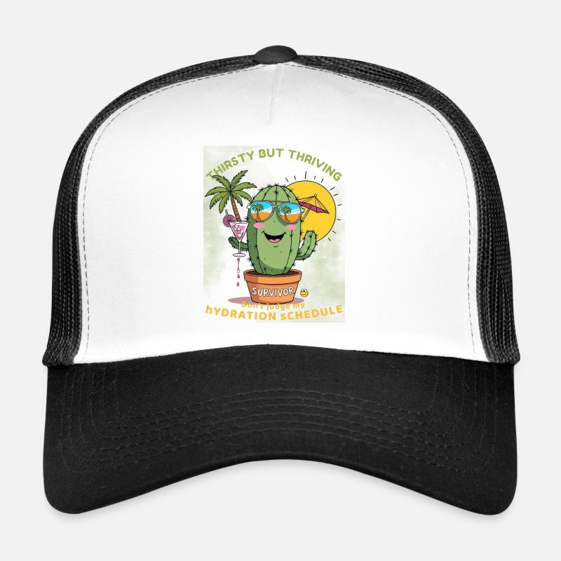 Sommerkaktus – Durstig, aber voller Leben Trucker Cap
