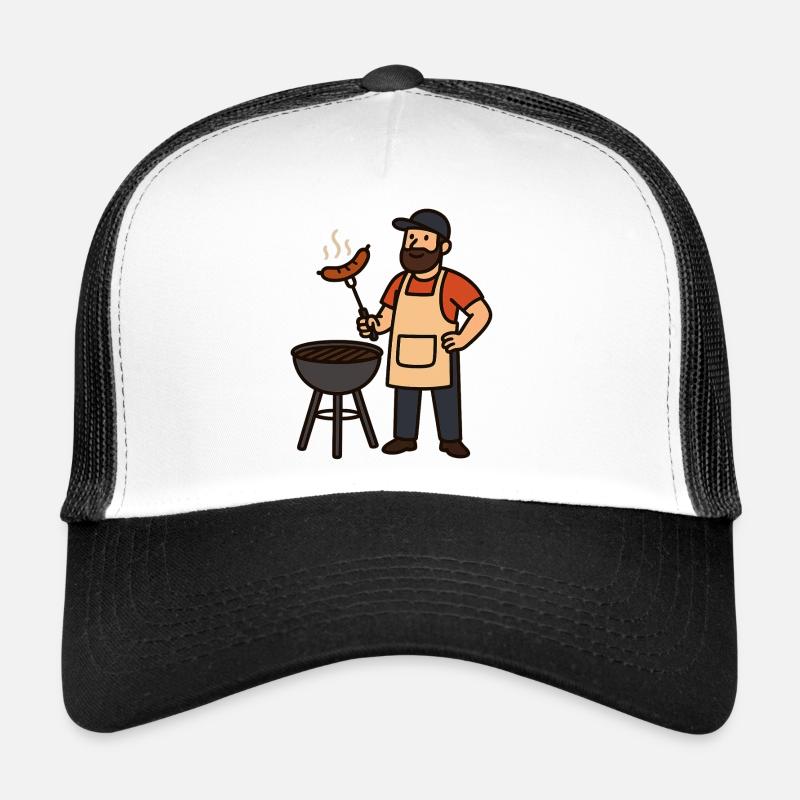 Cozy barbecue evening with BamBam Trucker Cap