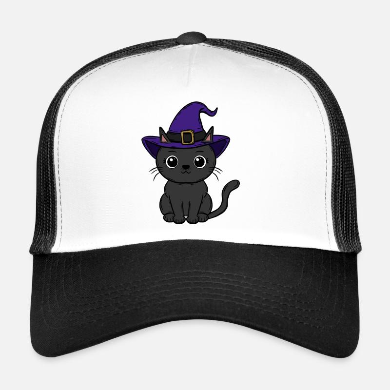 Cat Halloween Trucker Cap