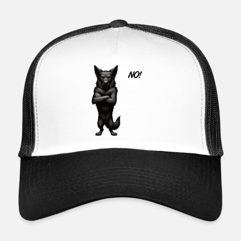 No Black Shepherd Shepherd Owner Trucker Cap