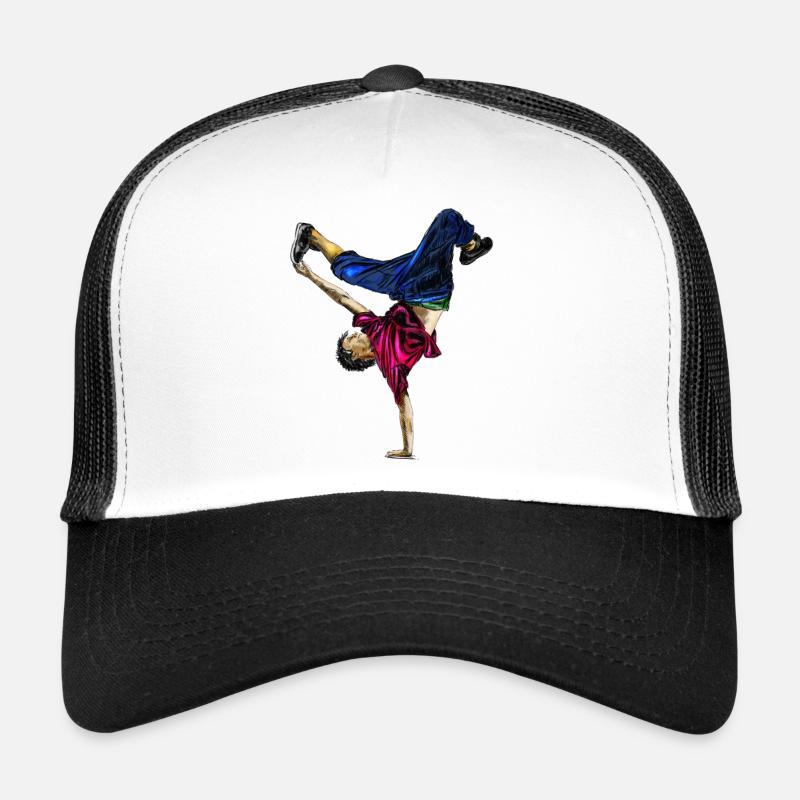 Acrobatic dancer in dynamic style Trucker Cap