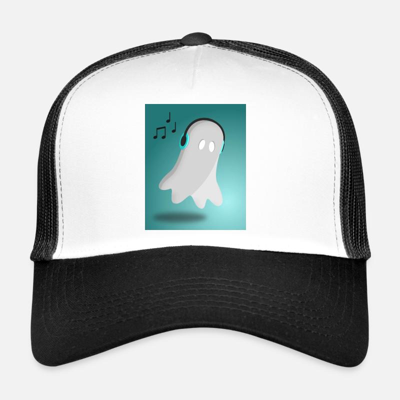 Geist mit Kopfhörern Trucker Cap