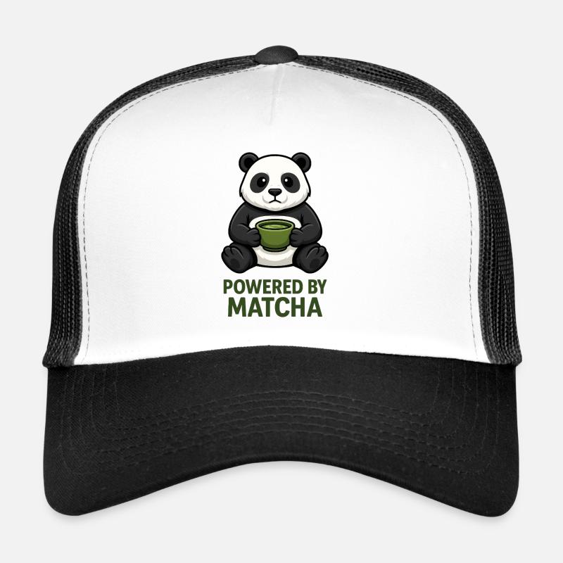 Panda with Matcha Mug Trucker Cap