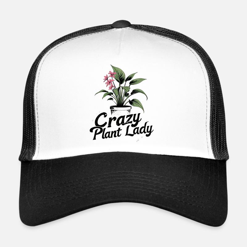 Crazy Plant Lady Bloom Tee Trucker Cap