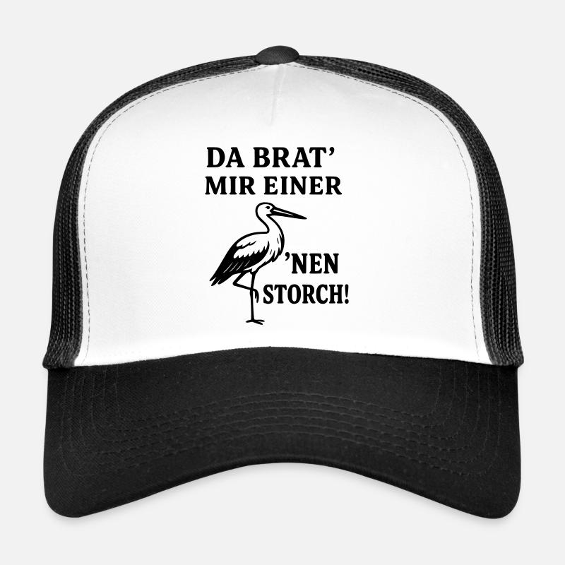Rôti de cigogne Casquette trucker 