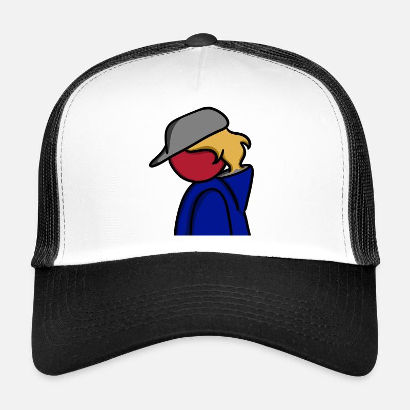 Ein Blick auf Blau Trucker Cap