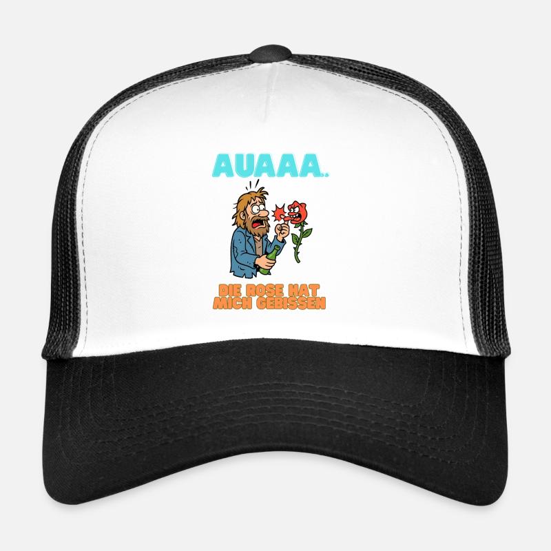 Ouch, the rose bit meme Trucker Cap