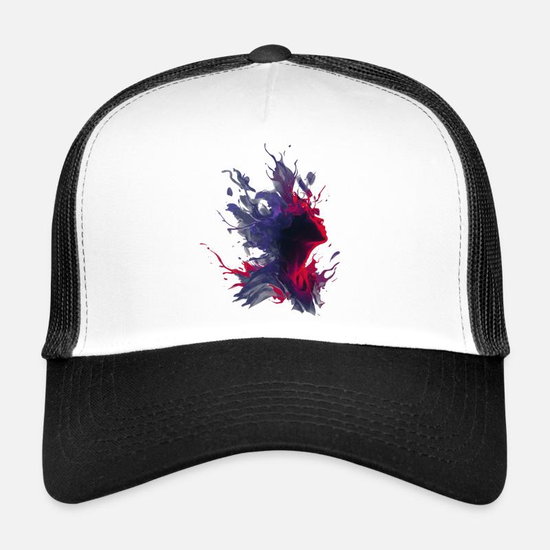 Passion_and_Shadow_Splash Trucker Cap