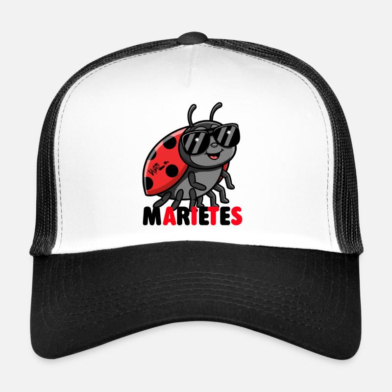 Coccinelle avec lunettes de soleil Casquette trucker 