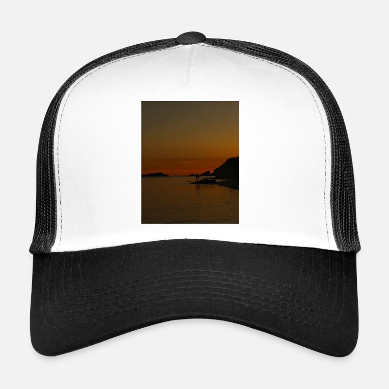 Coucher De Soleil, Silhouettes Casquette trucker 