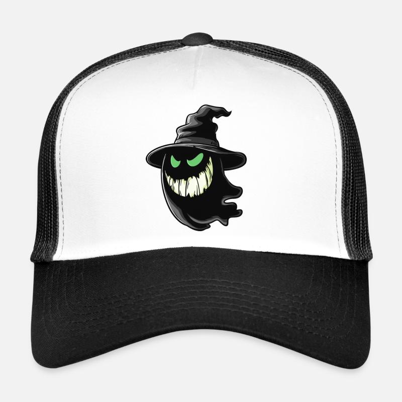 fantôme avec sourire, spectre errant, apparition Casquette trucker 