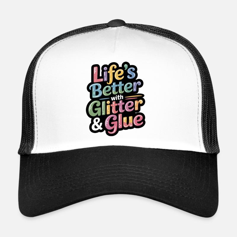 Glitzer & Kleber Lebensfreude Trucker Cap
