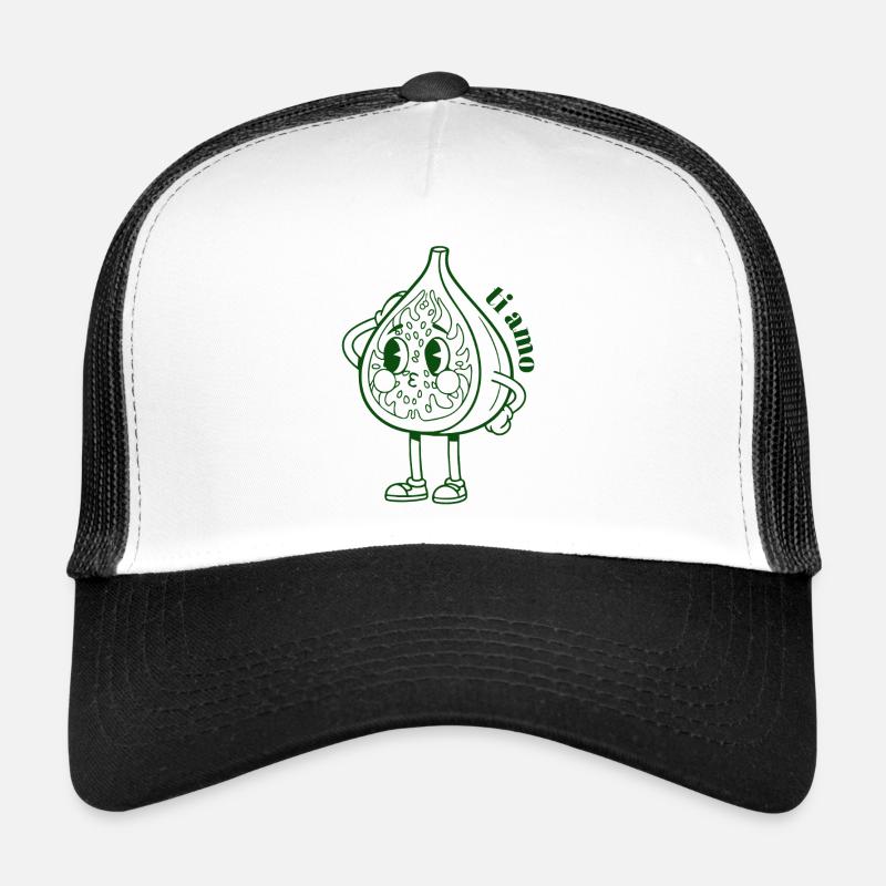 Feigenblatt - Trucker Cap - Weiß/Schwarz